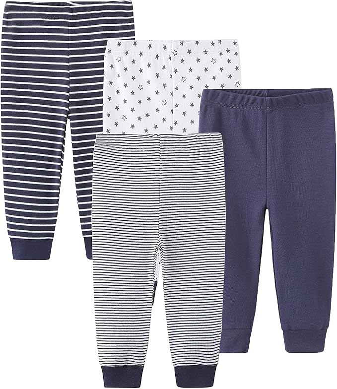 Newborn Layette Gift Set Bodysuits Pants for Baby Girl and Boy 24 Piece 100% Cotton Essentials and Accessories