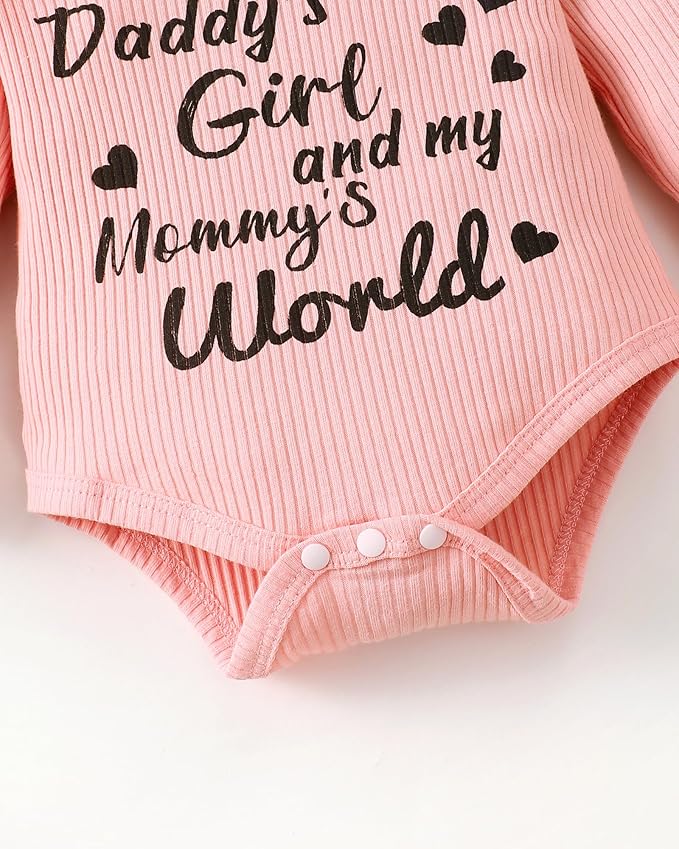 SUNNY PIGGY Baby Girl Clothes Newborn Outfits Infant Ruffle Romper 0-18M Fall Winter Flower Plaid Pants Clothing Set