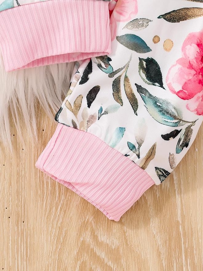 Baby Girl Clothes Newborn Infant Outfits Cute Summer Clothes Spring Romper Set+Hat+Headband