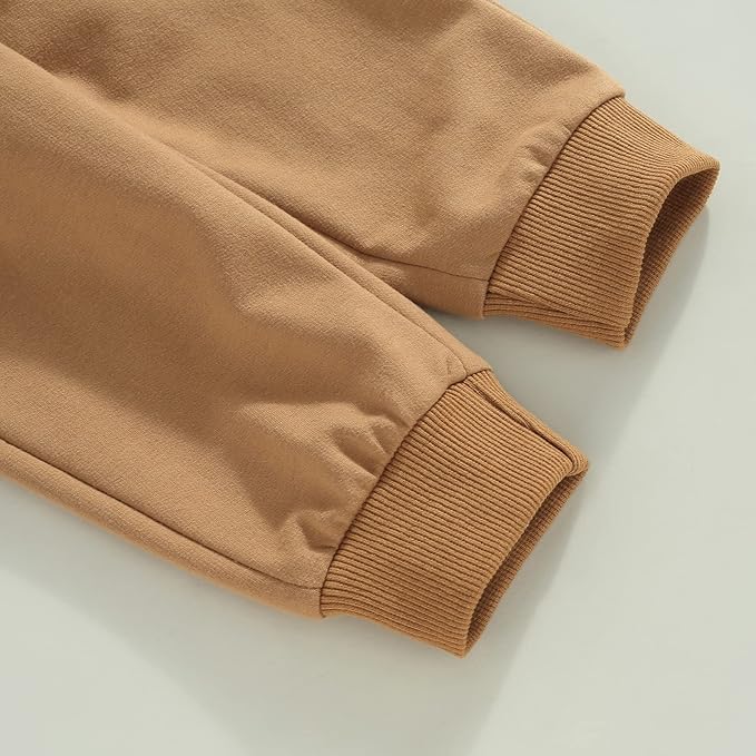 2Pcs Baby Boys Hoodie Tops Pants Set Dinosaur Deer Print Sweatsuit Fall Winter Outfits