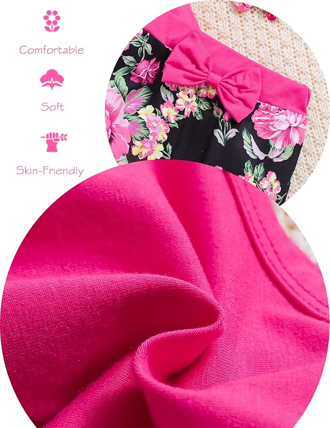 Baby Girl Clothes Newborn Infant Outfits Cute Summer Clothes Spring Romper Set+Hat+Headband