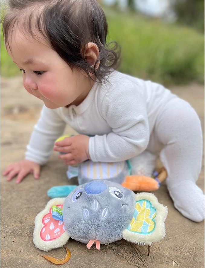 Playgro Fauna Friends Cuddly Koala - Plush Koala Toy for Newborns - Soft and Snuggly Stuffed Animals for Babies - Ideal Baby Gift - Sensory Soft Crinkle Toy with Teether