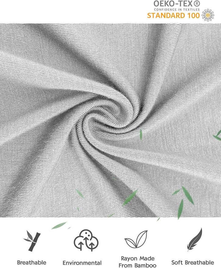 Jimonda Baby Romper Boys Girls Bamboo Pajamas 2-Way Zipper Footless Unisex Long Sleeve Sleepers Sleep and Play 0-24 Months