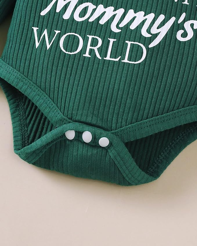 SUNNY PIGGY Newborn Baby Girl Clothes Infant Outfits Romper Floral Fall Outfit Bell Bottoms Pant Sets Hat Headband Flowerpant