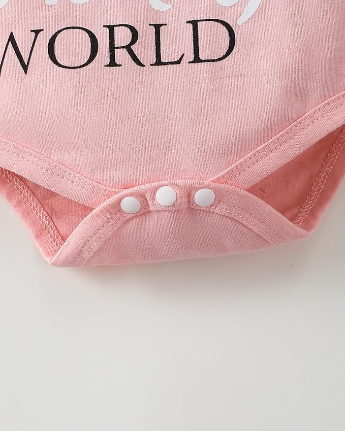 Renotemy Newborn Baby Girl Clothes Outfits Infant Romper Ruffle Floral Pants Cute Toddler Baby Girl Clothes Set