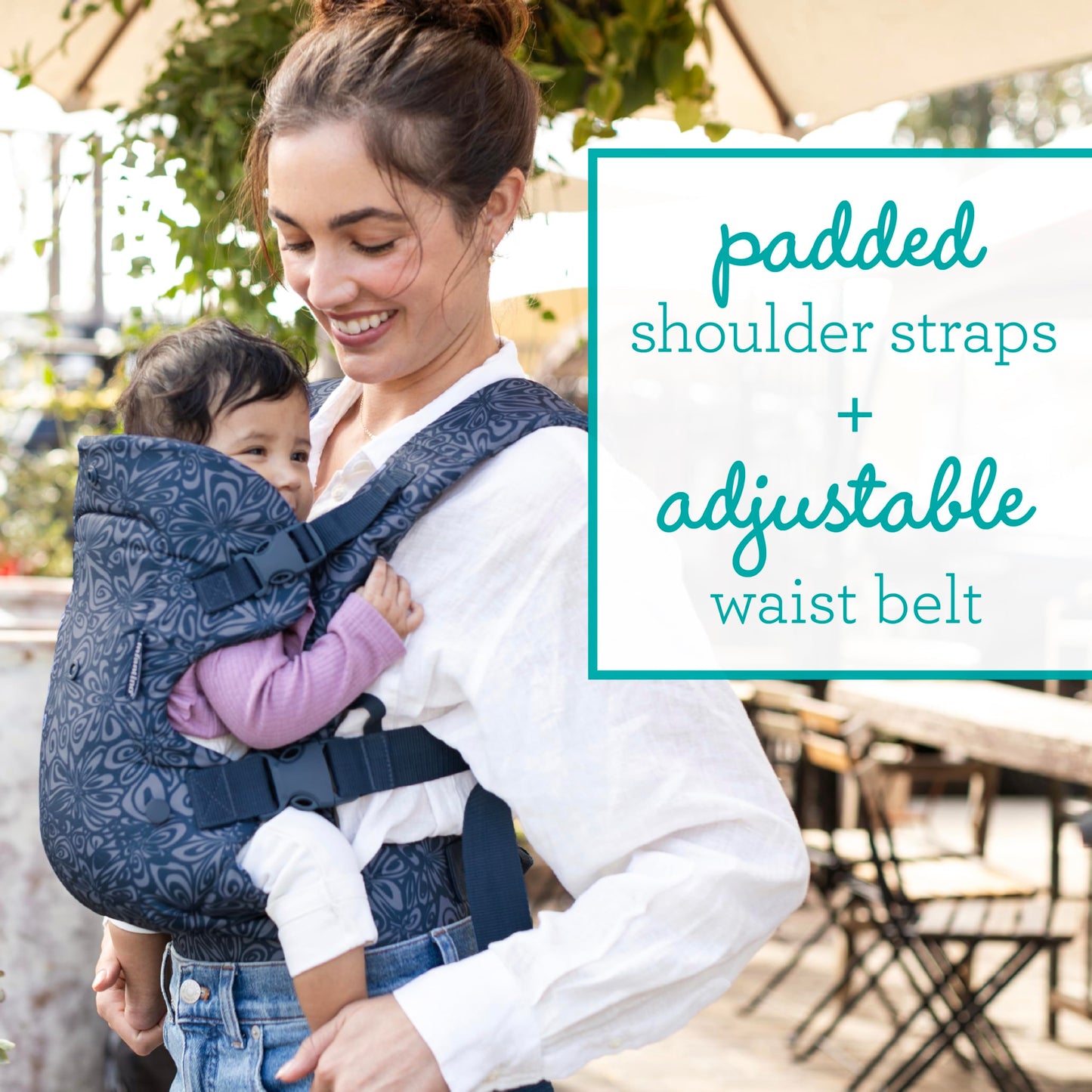 Infantino Flip 4-in-1 Convertible Baby Carrier, Adjustable, Ergonomic Babywearing, Registry Essential, Baby Carrier for Newborn to Toddler, Gray