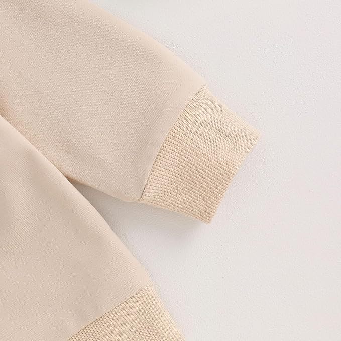 Infant Baby Girl Fall Outfit Sweatshirt Romper Letter Embroidery Jumpsuit Big Lil Sis Matching Newborn Winter Clothes