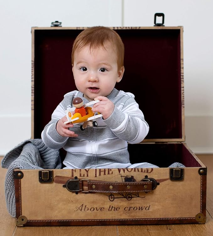 Burt's Bees Baby Baby Girls Pajamas, Zip Front Non-Slip Footed Sleeper Pjs, 100% Organic Cotton