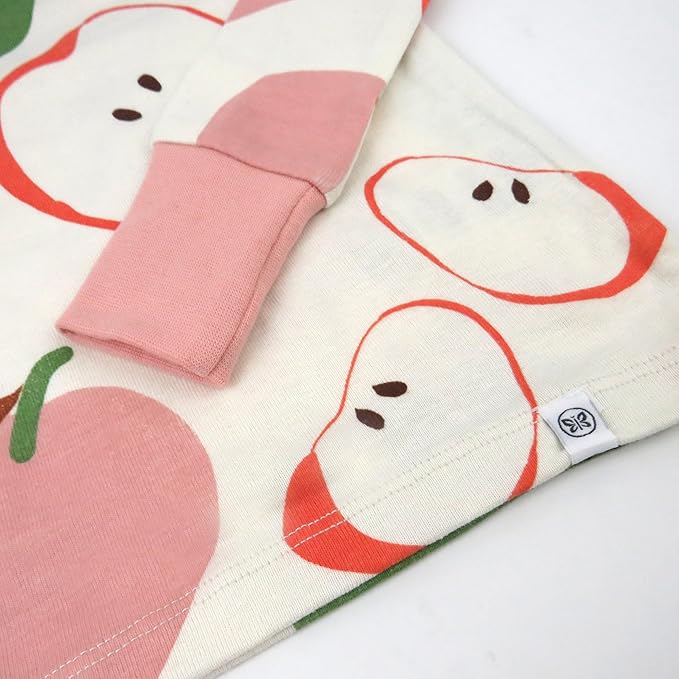 HonestBaby Classics 2-Piece Pajamas Sleepwear Pjs 100% Organic Cotton for Baby, Toddler, Kids