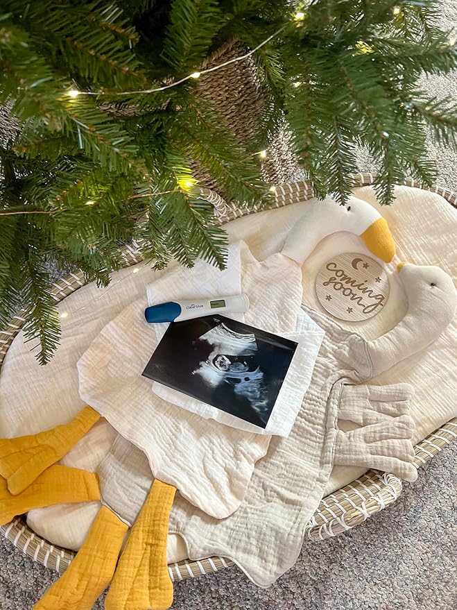 Baby Toys Lovey Blanket Soft Duck Toys for Newborn Essentials 0-6 Months, Sensory Stuffed Animal Security Blanket for Boys and Girls (Duck-Sage)