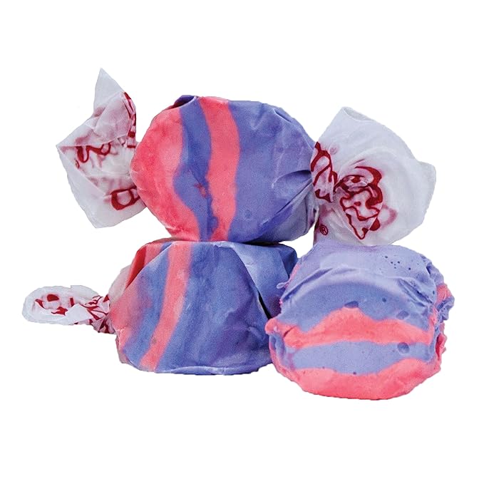 Taffy Town Saltwater Taffy- Tropical Punch | Gourmet Taffy| Nougat-Style Candy| Soft & Delicious| Sumer Snack Treats| Party Good Candies| 2.5lbs