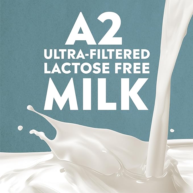 Pioneer Pastures - High Protein A2 Milkshakes - Vanilla - A2 Nutritional Milk, 30g Protein, 2g Sugar, No Sweeteners, No Seed Oils - All-Natural, Breakfast Shake, Meal Replacement, Workout - 11oz, 12 Pack