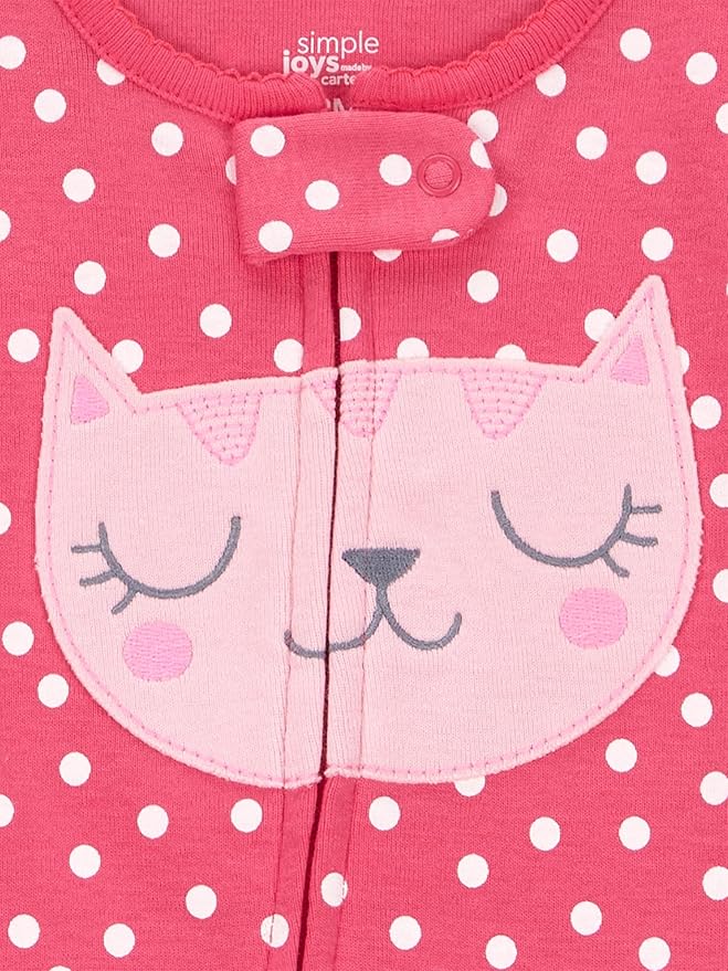 Simple Joys by Carter's Kids' 3-Pack Snug Fit Footless Cotton Pajamas