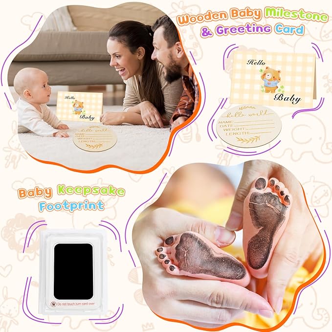 Baby Gift Basket for Newborn Baby Boys, 10Pcs Quality & Cute Newborn Baby Essential Stuff New Baby Boy Gift Basket, Unique Newborn Baby Boy Gift Basket Set, Best Baby Gift Basket for Baby Boys