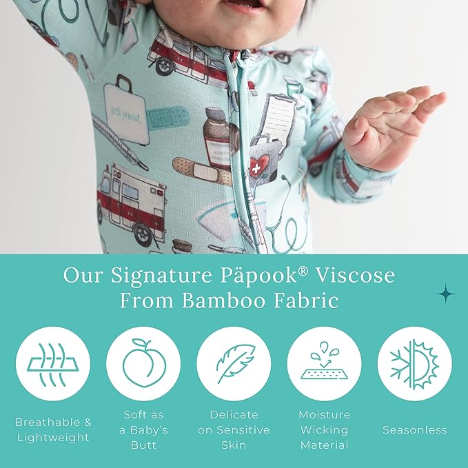 Posh Peanut Convertible Baby Sleepers - Girls Footless Baby Pajamas with 2 Way Zipper for Easy Diaper Changes