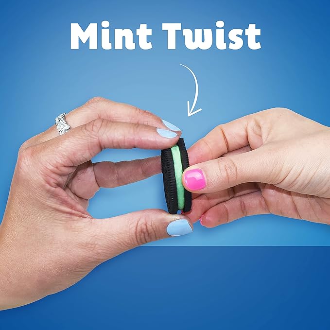 OREO Mint Creme Chocolate Sandwich Cookies, Family Size, 12 - 20 oz Packs