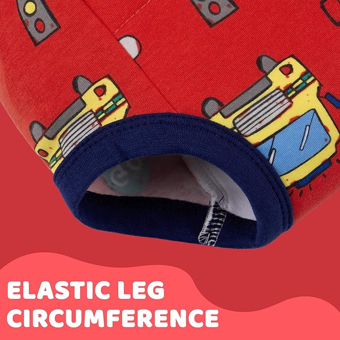 BIG ELEPHANT Toddler Training Pants, Soft Cotton Absorbent Training Underwear for Baby Boys & Girls