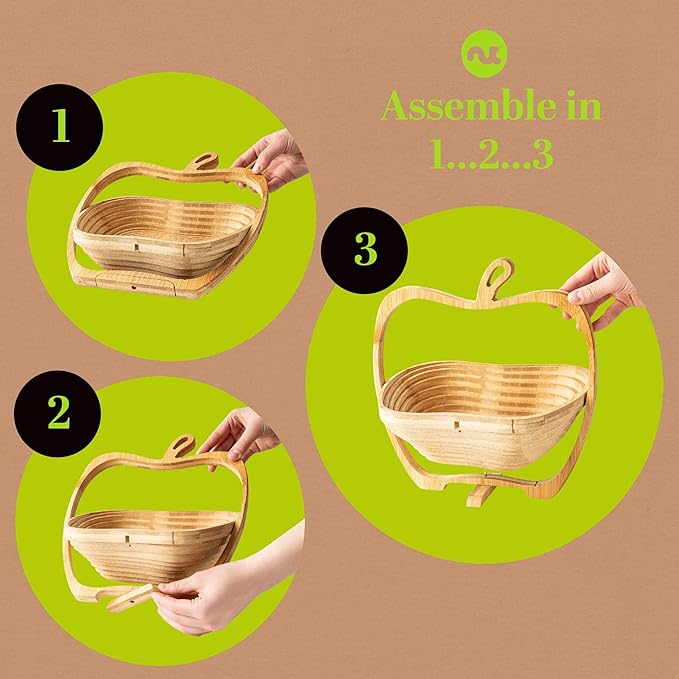 NUT CRAVINGS - Rosh Hashana & Shana Tova Dried Fruit Flower Arrangement in Wooden Apple-Shaped Gift Basket + Tray (9 Assortment) Healthy Snack Care Package, Food Assortments