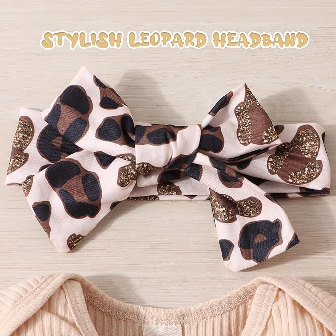 GDTOGRT Baby Girl Clothes Newborn Infant Outfits Ruffle Romper+ Floral Pants + Cute Headband Sets for Girls