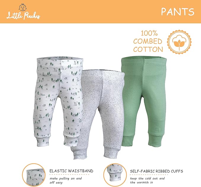 Baby Girl Clothes – 100% Cotton, Soft & Breathable Newborn Essentials and Gifts, Fits 3 to 6 Months