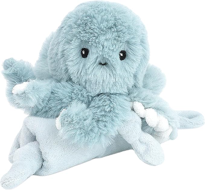 MON AMI Oda The Octopus Plush Lovey for Babies – 13.5” | Knotted Security Blanket for Newborns