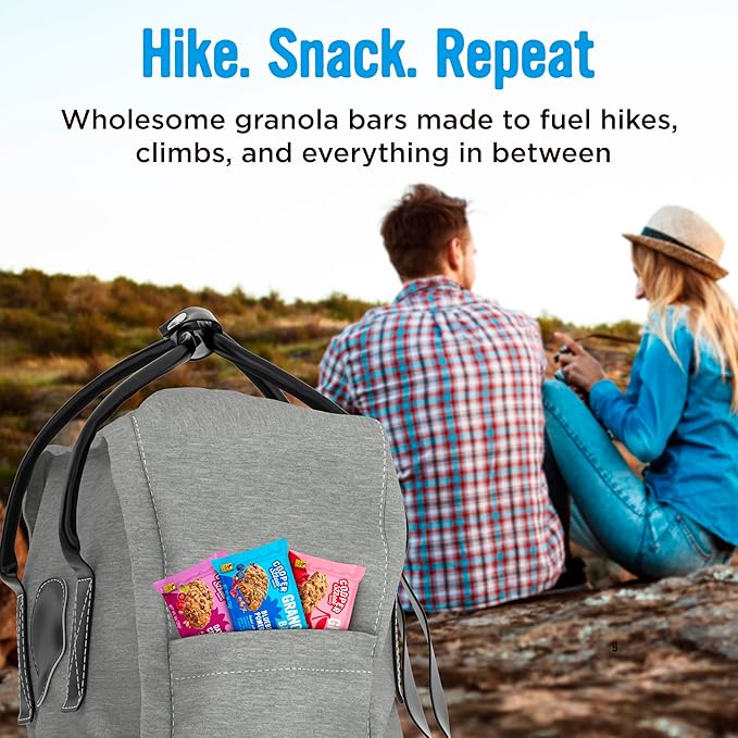 Cooper Street Granola Bakes (36 Count) – Soft and Chewy Breakfast Granola Bars Variety Pack – Nut, Dairy & Soy Free – Individually Wrapped Healthy Snacks for Kids, School, Work, Hiking & On-the-Go