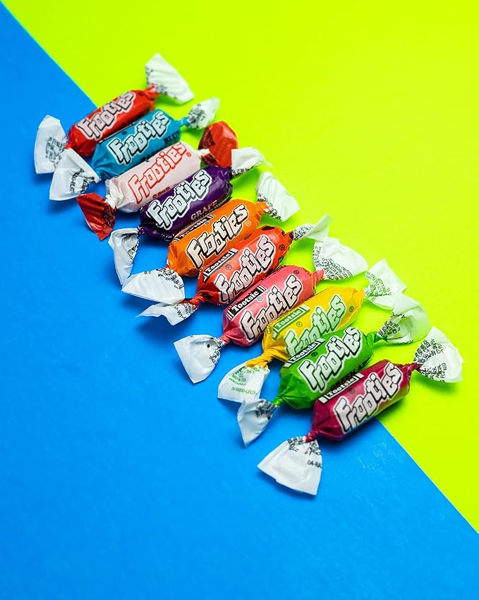 Fruities 10 Flavors - 2 LB Bulk Candy - Assorted Flavor - Fruit Chews - Gluten Free - Ultimate Variety - Taffies - Individually Wrapped Candy - Queen Jax