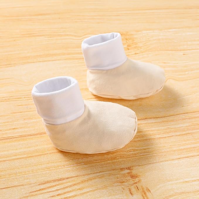 Sinhoon Newborn Baby Girl Romper Infant Letter Print Bodysuit Jumpsuit+Hat+Gloves+Socks 4Pcs Coming Home Clothes Outfit