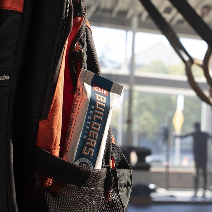 CLIF BUILDERS Protein Bars - Chocolate Mint Flavor - 20g Plant Based Protein - Gluten Free - Non-GMO - Low Glycemic - No Artificial Sweeteners - Value Pack, 2.4 oz. (12 Count)