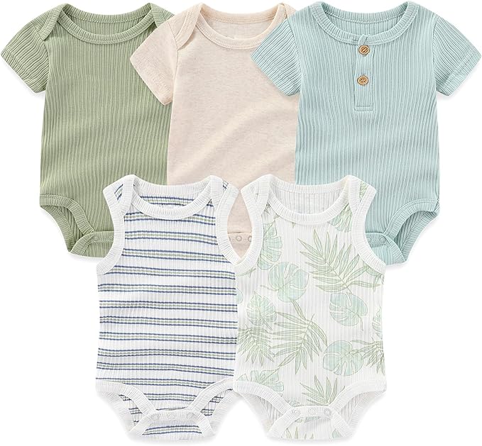 Newborn Layette Gift Set 20-Piece Cotton Baby Boy Girl Clothes Essentials and Accessories