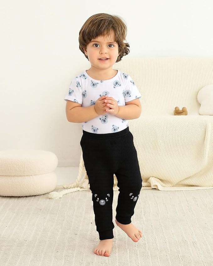 SUNNY PIGGY Baby Boy Clothes Newborn Infant Boys Outfits Romper Hat Pants 3PC Set 0-3 3-6 6-12 12-18 Month Clothing Gift