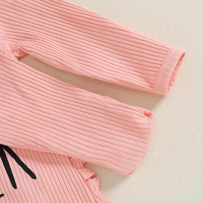 Newborn Girl Clothes Baby Girl Coming Home Outfit Zipper One-piece Outfits Ruffle Footie Bodysuit Jumpsuit Headband