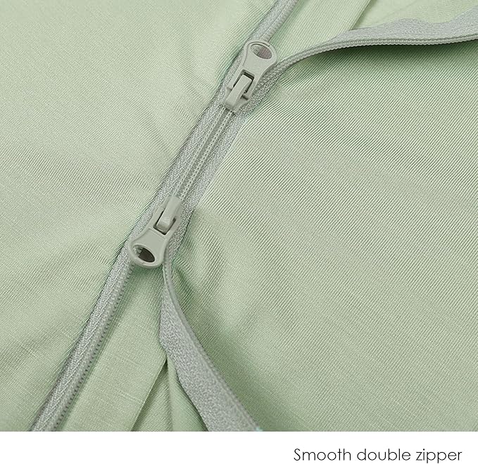 OPAWO Bamboo Baby Pajamas 3 Pack, Double Zipper Bamboo Sleepers for Baby Boy Girl Romper, Toddler Summer Clothes Outfit 0-24M