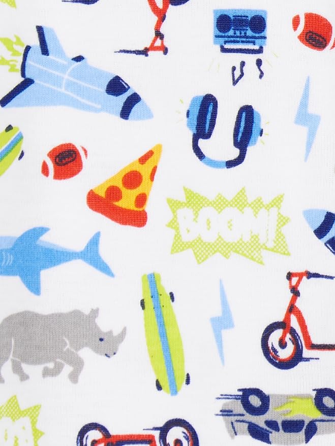 Simple Joys by Carter's Kids' 3-Pack Snug Fit Footless Cotton Pajamas