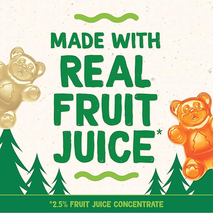 Black Forest Organic Gummy Bears Candy, 4 Ounce Bags (Pack of 12)