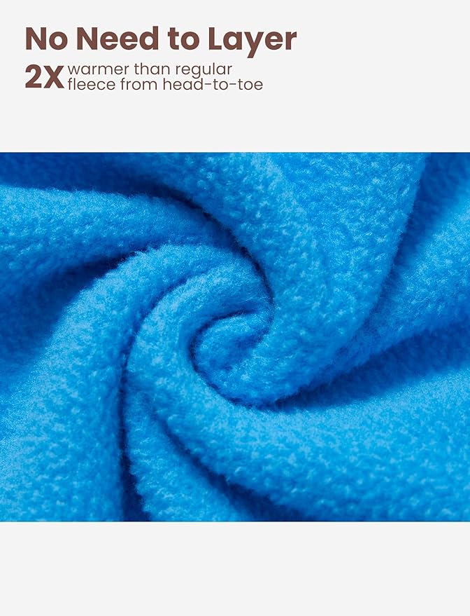 PATPAT Fleece Hooded Footed Romper Clothes, Soft Warm Footie Covers, Car Seat Friendly, Easy Zip, Cute Boy Girl