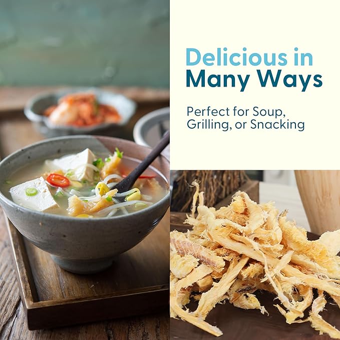 K-SEAFOOD PAVILION Hoengseongmak Dried Fish, Naturally Processed Seafood, Korean Superfood Snack (3.5oz)