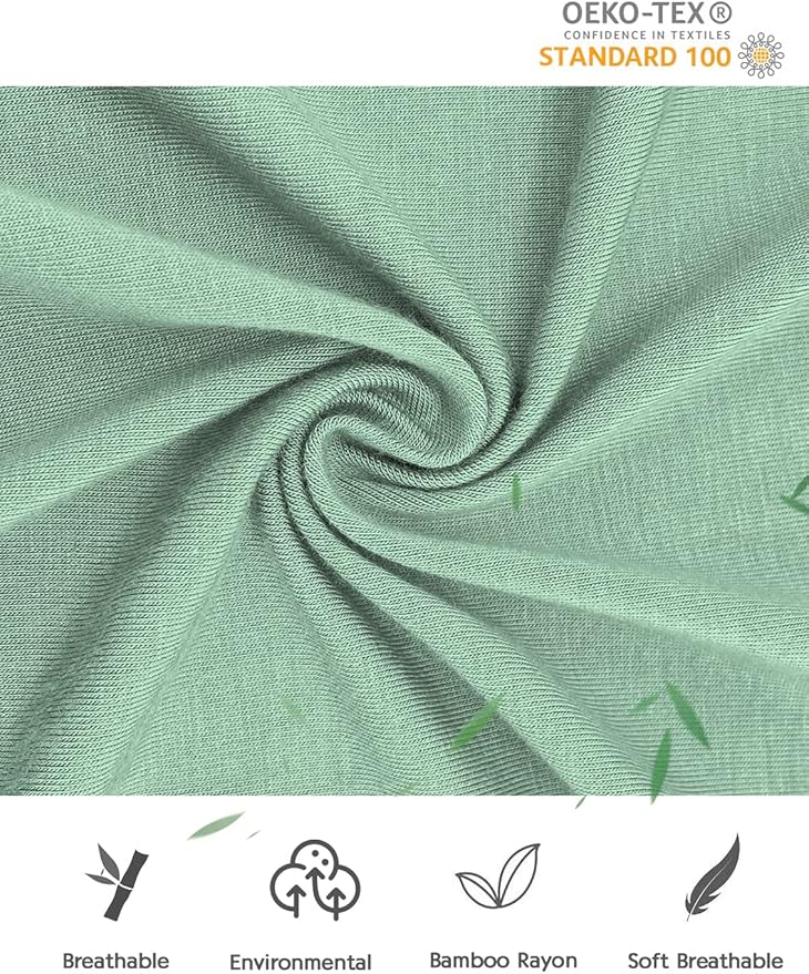 Jimonda Baby Romper Boys Girls Bamboo Pajamas 2-Way Zipper Footless Unisex Long Sleeve Sleepers Sleep and Play 0-24 Months