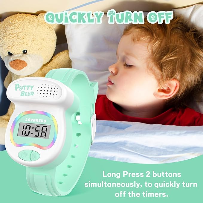 Kids Watch Potty Training Watches for Boys and Girls, Potty Timer Toilet Shape and LED Colorful Lights, Music Reminds Kids It's Time to Go to The Bathroom, Fun Gift for Moms and Toddlers