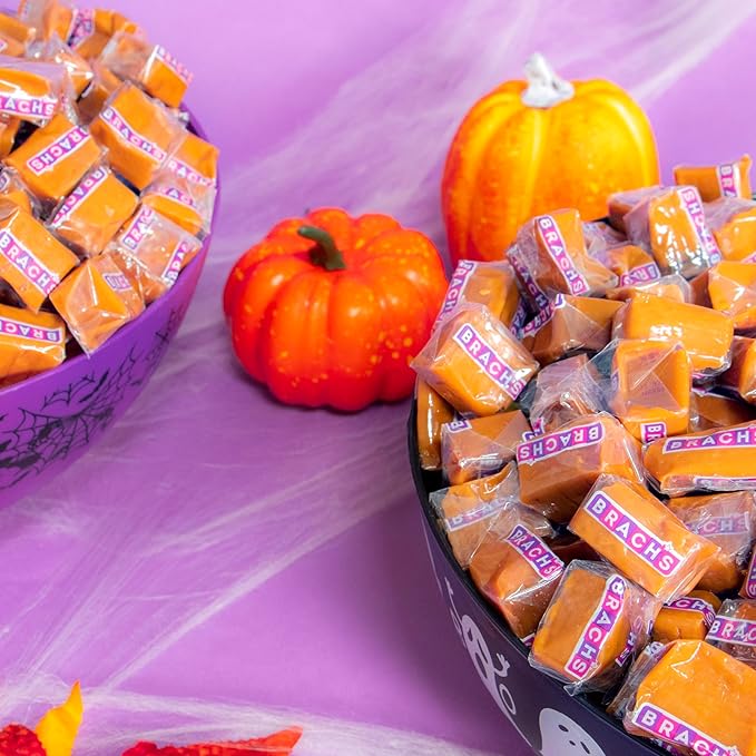 Brach’s Milk Maid Caramels, Individually Wrapped Candy, 10oz Bag