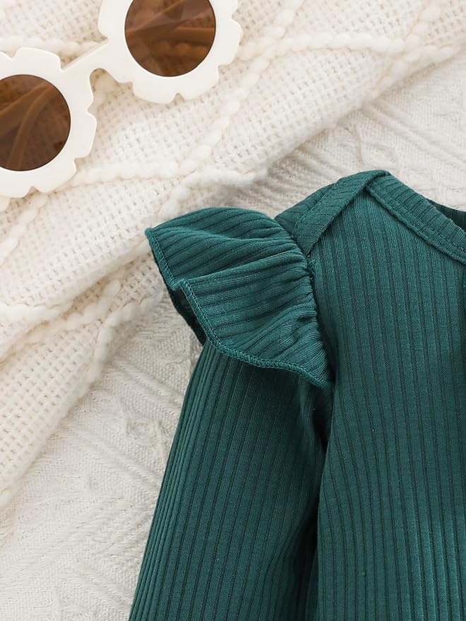 Baby Girl Clothes Newborn Infant Outfits Cute Summer Clothes Spring Romper Set+Hat+Headband