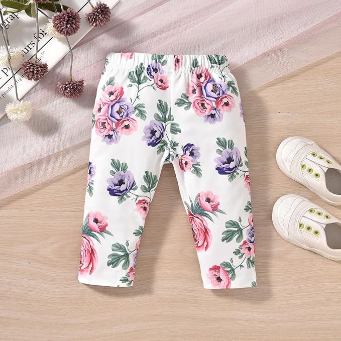 HINTINA Infant Baby Girl Long Sleeve Fall Winter Outfits With Headband