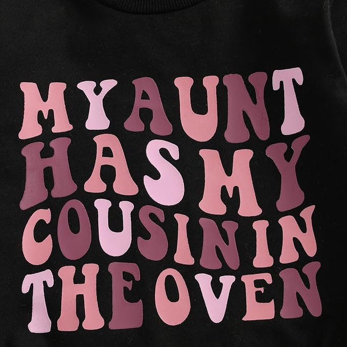 Kupretty Baby Boy Girl Sweatshirt Romper Cute Winter Fall Clothes Siblings Crew Neck Long Sleeve Bubble Infant Bodysuit