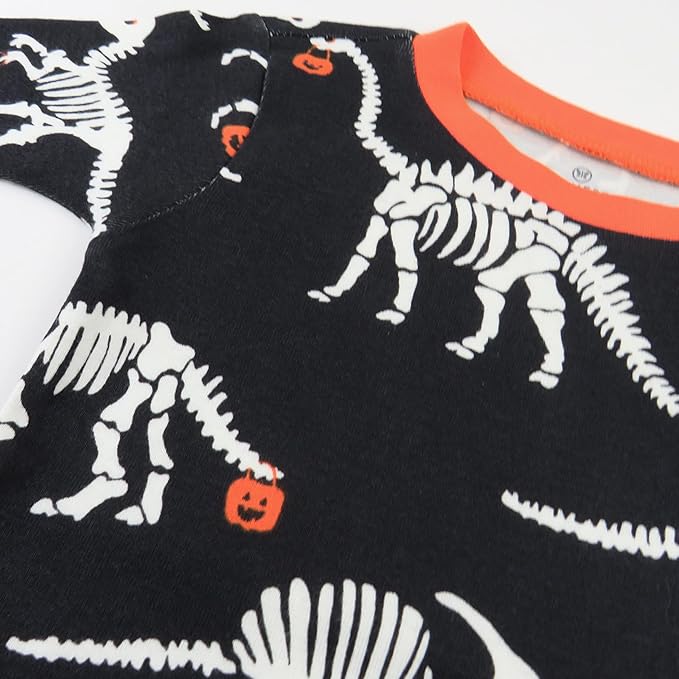 HonestBaby unisex-baby Celebration 2-piece Pajamas Sleepwear Pjs 100% Organic Cotton for Baby, Toddler, Kids