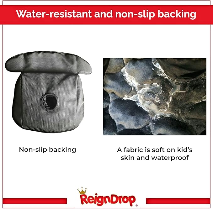 ReignDrop Piddle Pad Car Seat Protector for Toddler and Baby Potty Training – Waterproof Car Seat Pee Pad – Reusable Liner – Soft Velvet Exterior – Non-Slip Back – with Wash Bag – Machine Washable