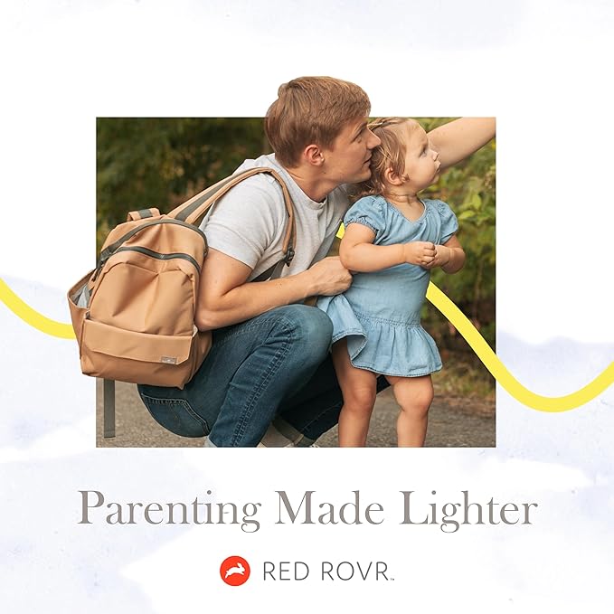 RED ROVR Mini Roo Lightweight Backpack | 6 pockets for everyday essentials (Charcoal)