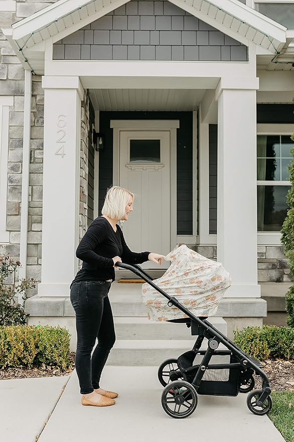 Ferra Multi-Use Cover: Car Seat, Nursing & Stroller Cover - Stretchy Fabric, All-Season, Stylish Designs