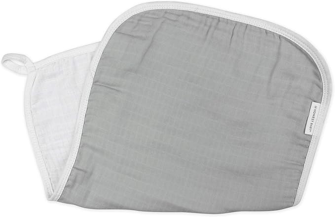 HonestBaby Baby Organic Cotton Multi-layer Burp Cloths Multipack, Pattern Play, One Size US