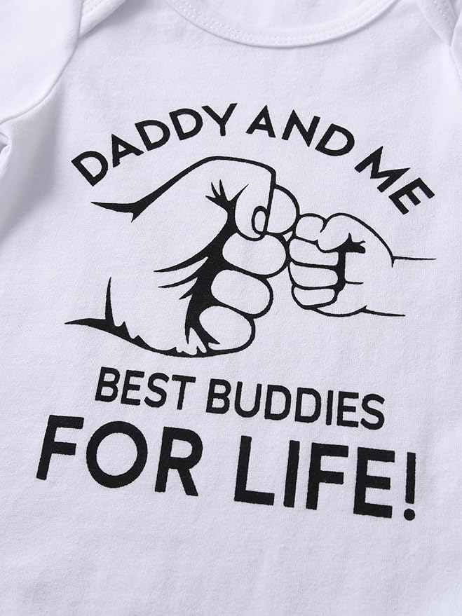 KuKitty Newborn Infant Baby Boy Clothes Long Sleeve Romper + Pants + Hat 3PCS Outfits Set