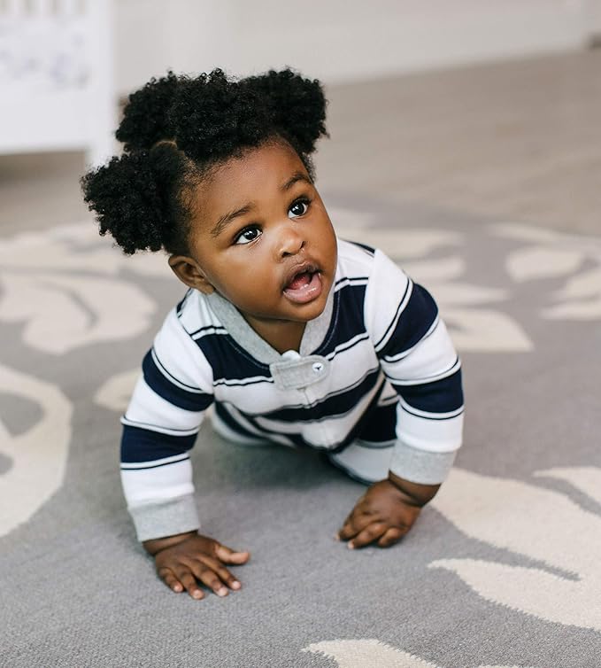 Burt’s Bees Baby Boys' One-Piece Sleep and Play 100% Organic Cotton PJs